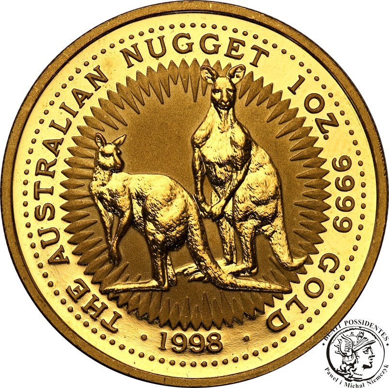 Australia Elżbieta II 100 dolarów 1998 kangur st.1