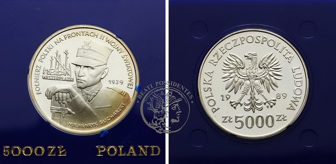 Polska 5000 złotych 1989 Westerplatte