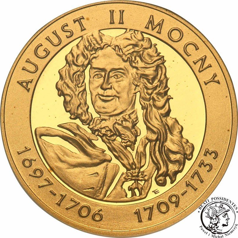 100 złotych 2005 August II Mocny PCG PR70