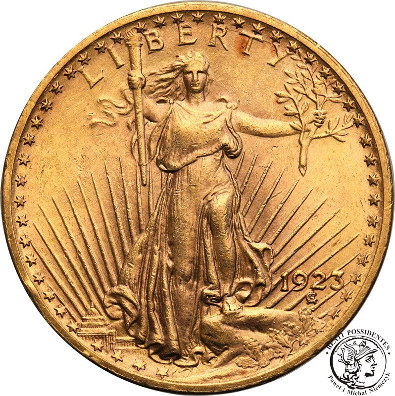 USA 20 dolarów 1923 st.1/1-
