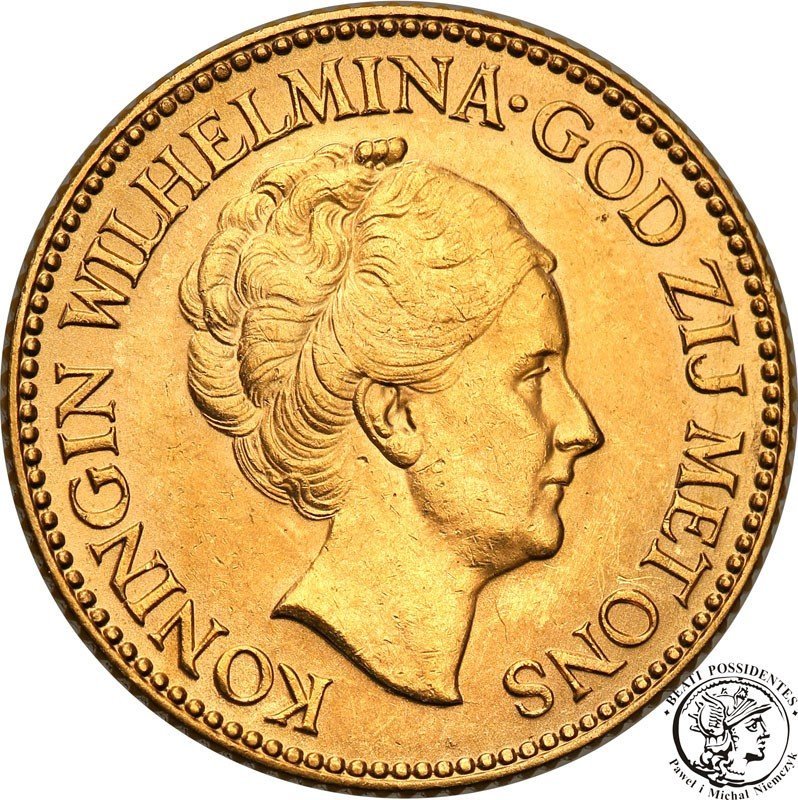 Holandia 10 Guldenów 1925 st.1