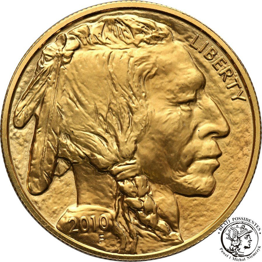 USA 50 dolarów 2010 Bizon (1 oz Au) st.1