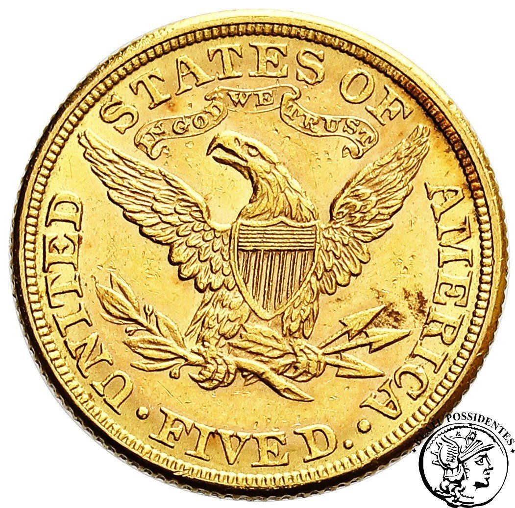 USA 5 dolarów 1881 Filadelfia st. 2