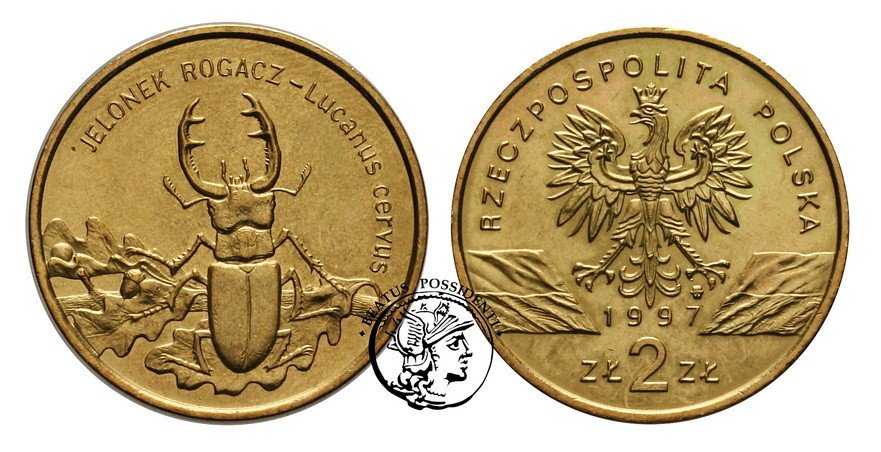Polska, Jelonek Rogacz, 2 złote 1997 r.