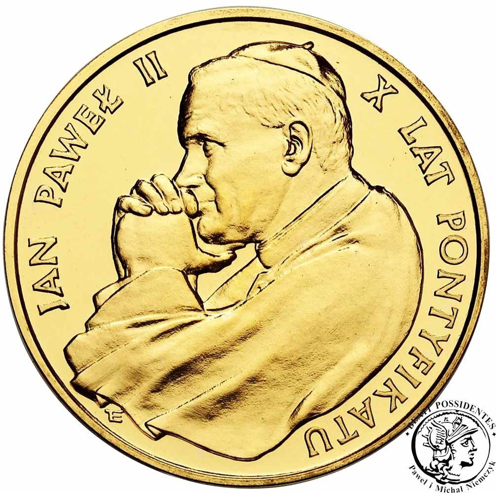Polska 10 000 złotych 1988 Papież Jan Paweł II stempel zwykły st.1