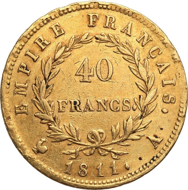 Francja 40 franków 1811 A st.3