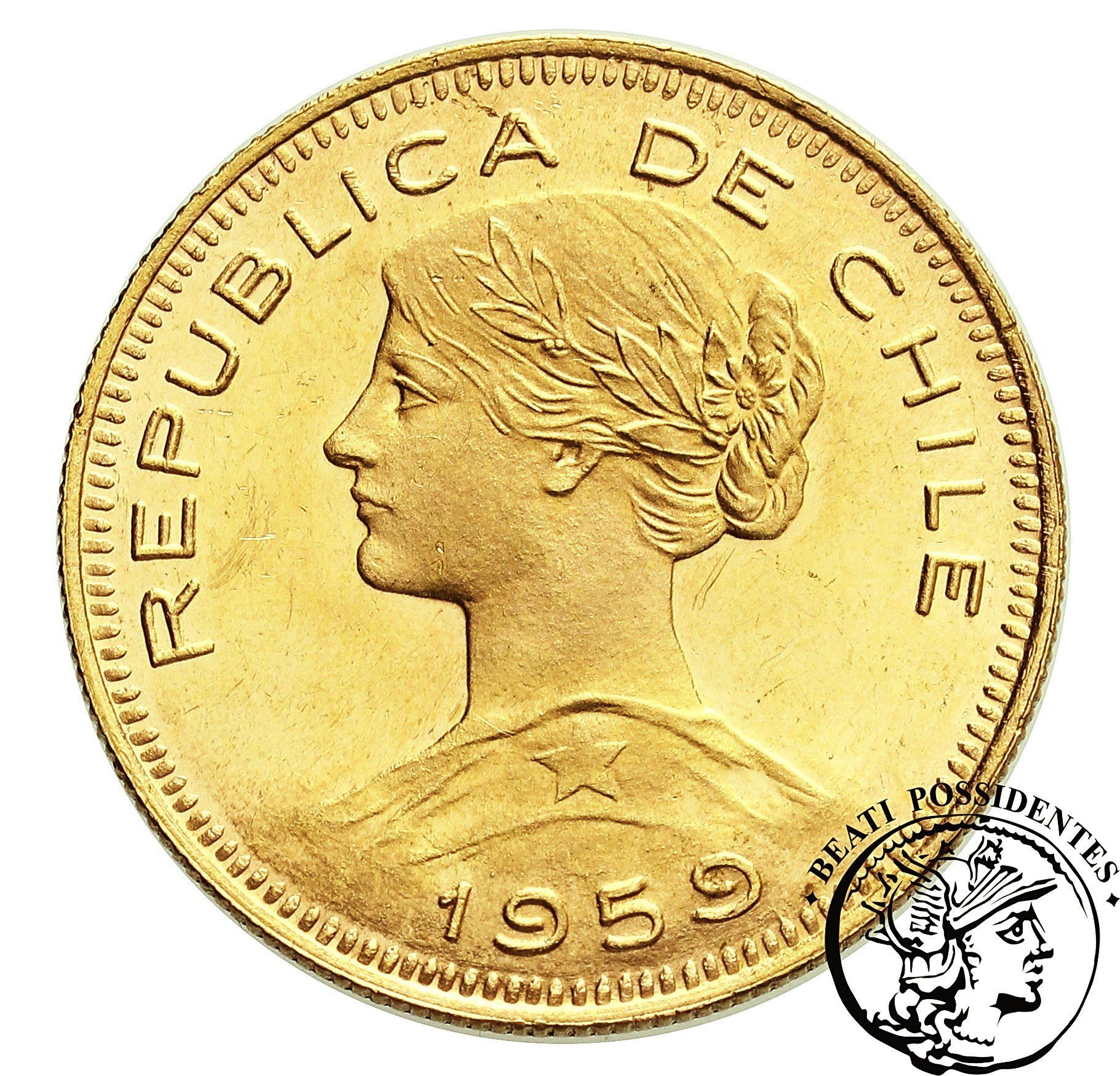 Chile 100 Pesos 1959 st.1/1-