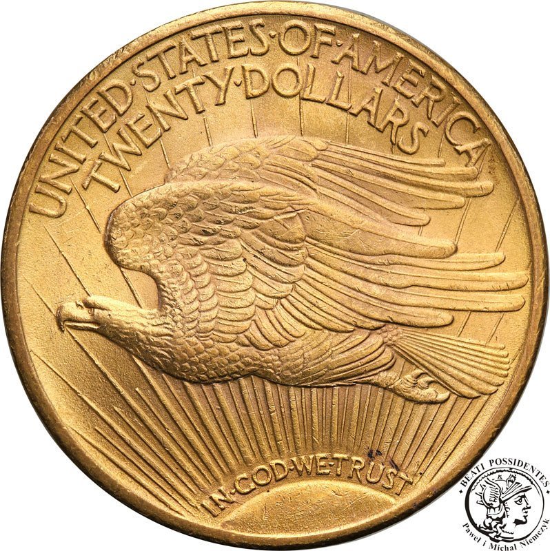 USA 20 dolarów 1924 Philadelphia st.1