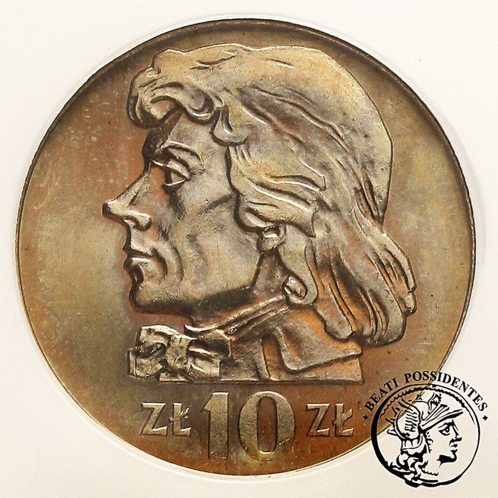 10 złotych 1970 Kościuszko NGC MS 65