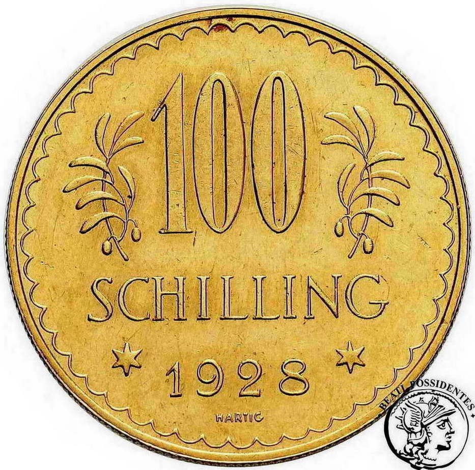Austria Republika 100 Szylingów 1928 st.2