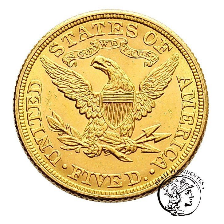 USA 5 $ dolarów 1881 Filadelfia st. 2