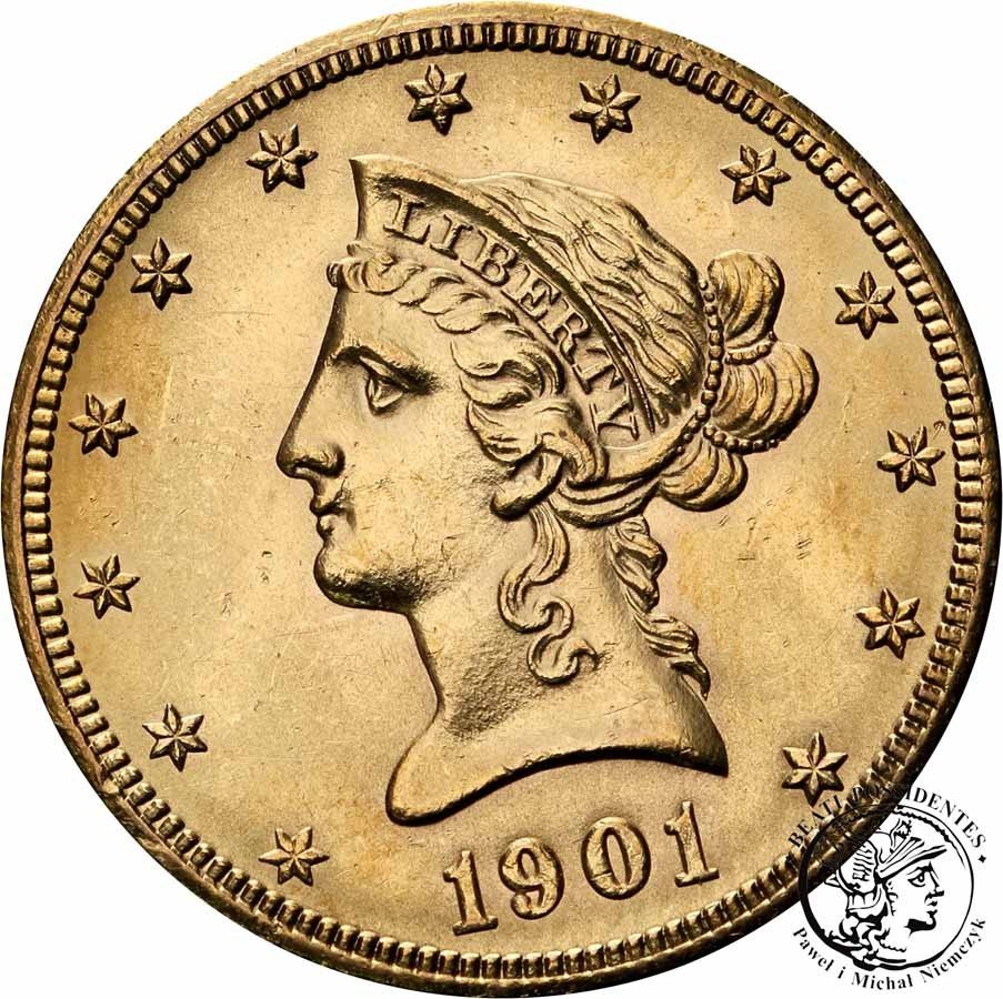 USA 10 dolarów 1901 S San Francisco st. 1/1-