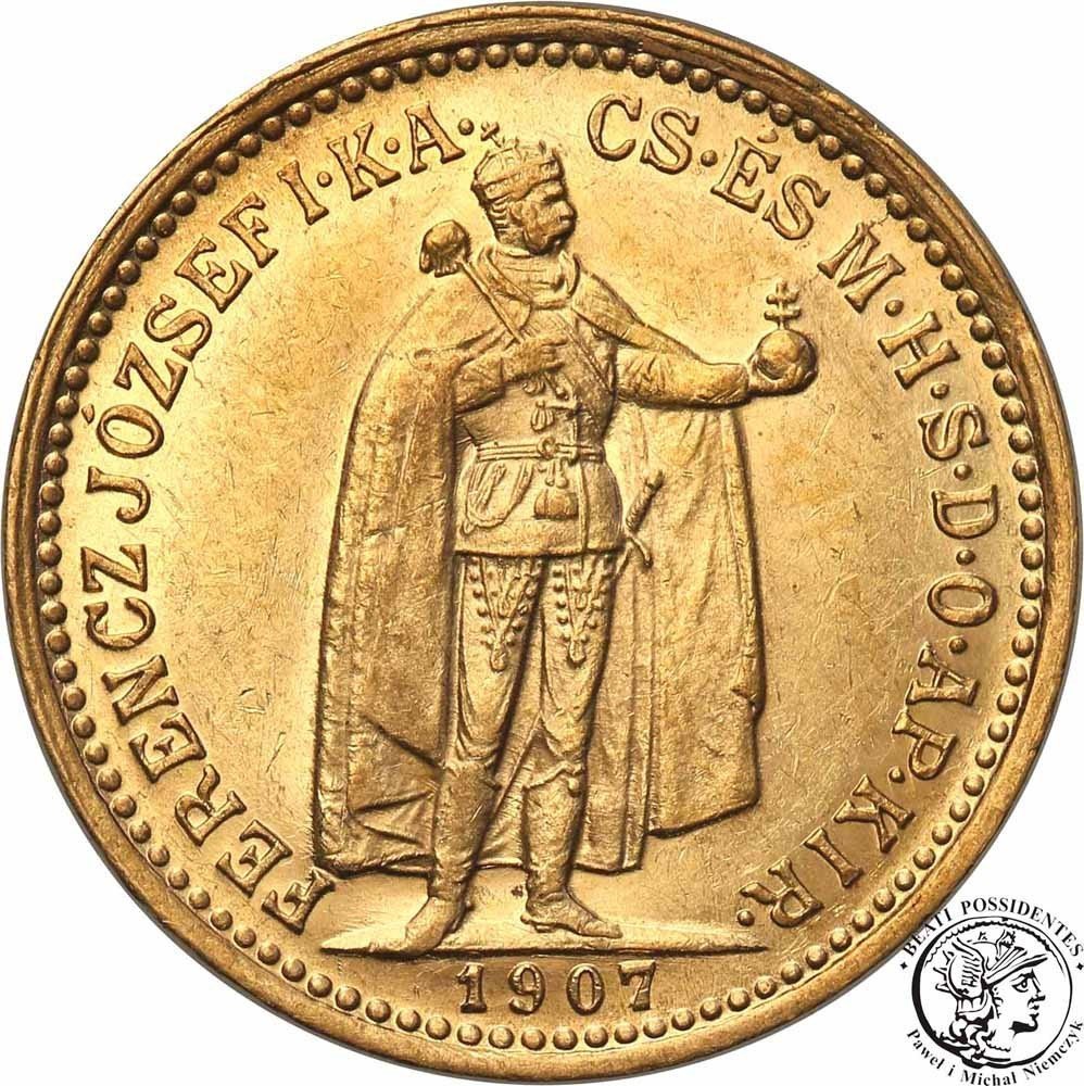 Węgry 10 koron 1907 st. 1-