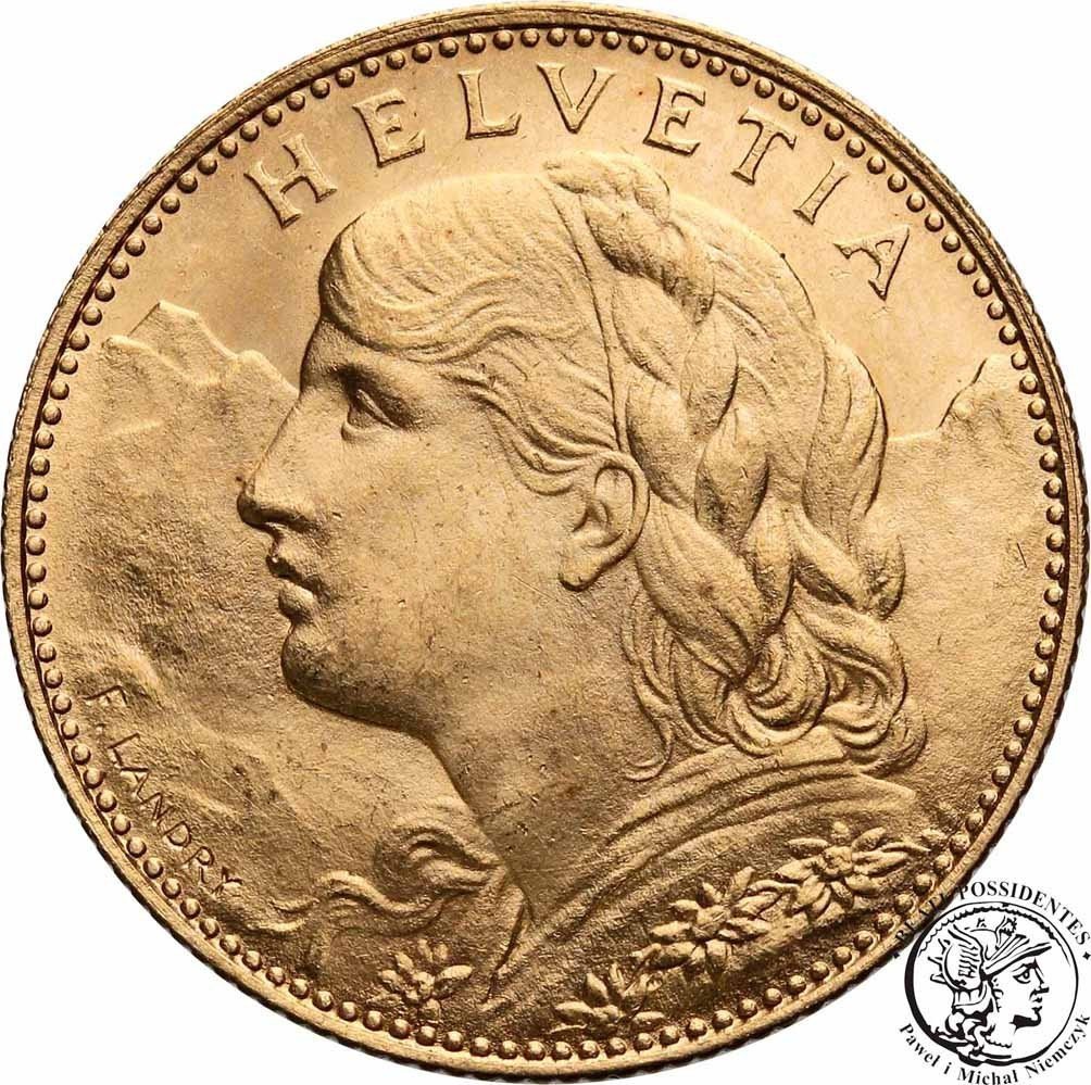 Szwajcaria 10 franków 1915 st.1/1-