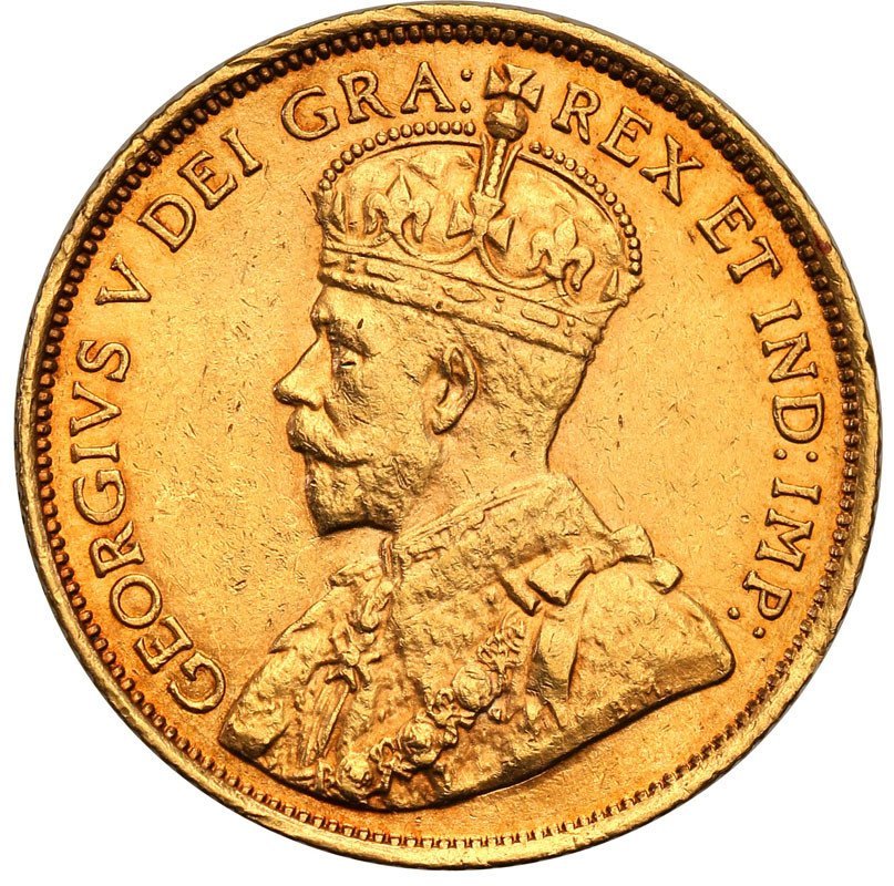 Kanada 5 dolarów 1913 Jerzy V st.1