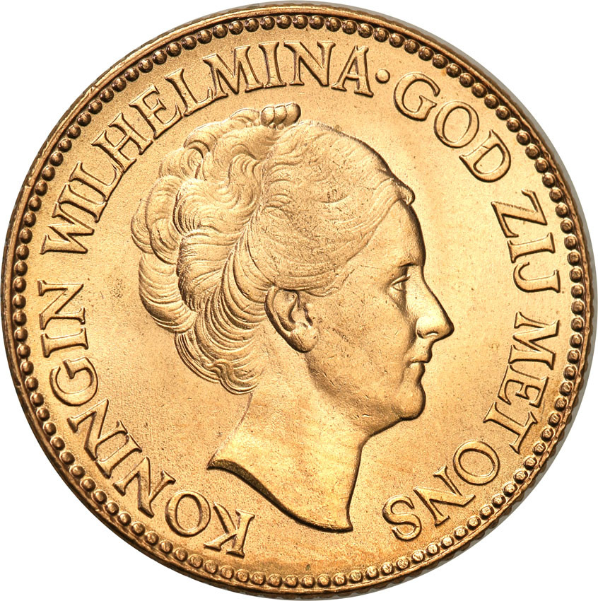 Holandia 10 Guldenów 1932 Wilhelmina st.1