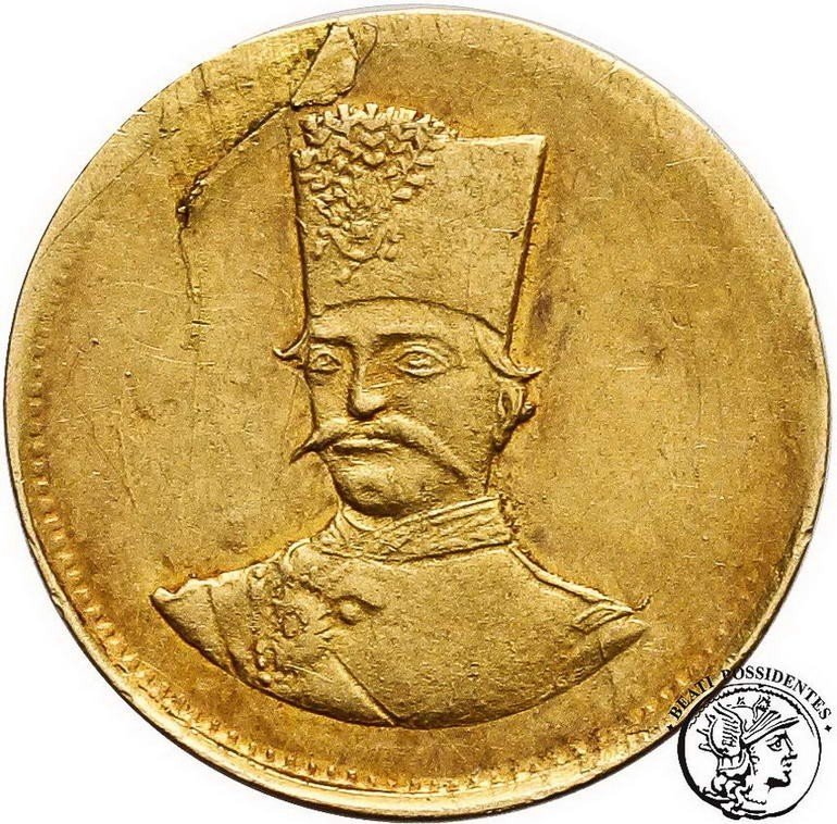 Iran 2000 Dinarów (1/5 Toman) 1297 AH (1880 AD) st. 3+