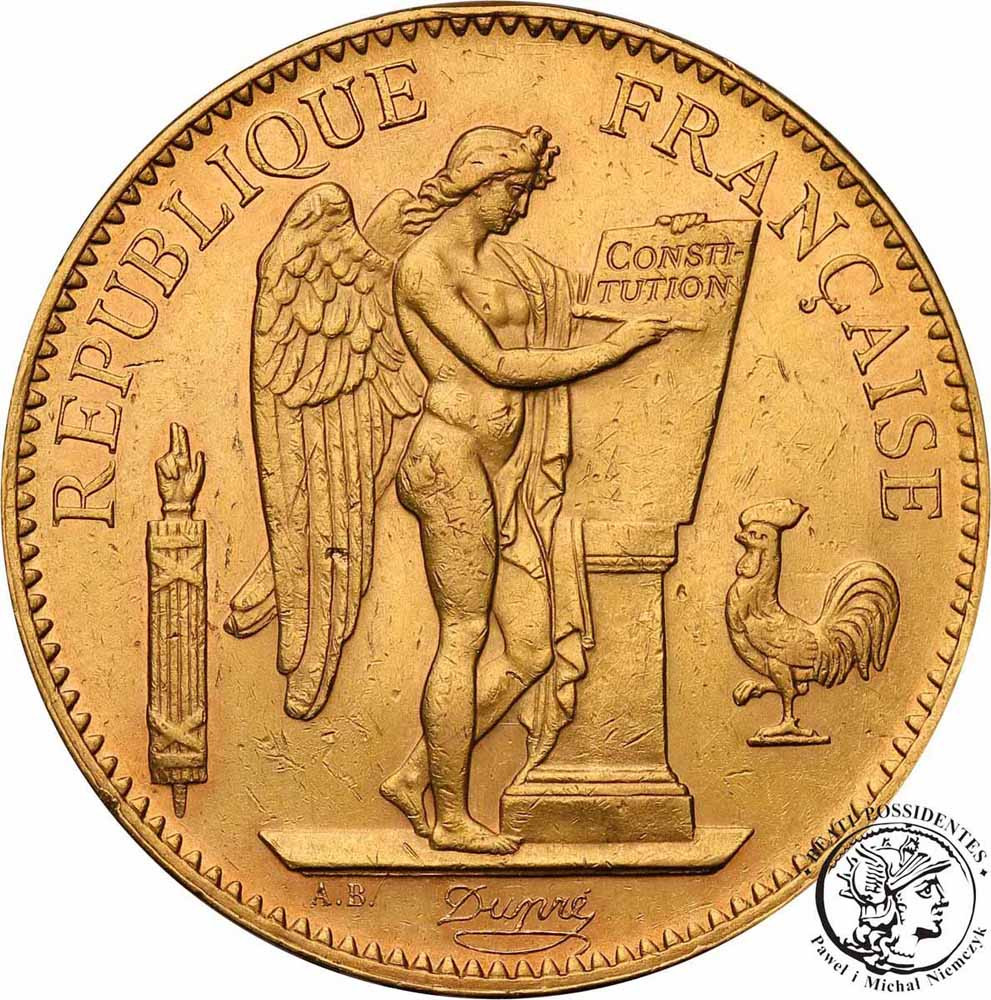 Francja 100 franków 1907 ANIOŁ A Paris st. 2-