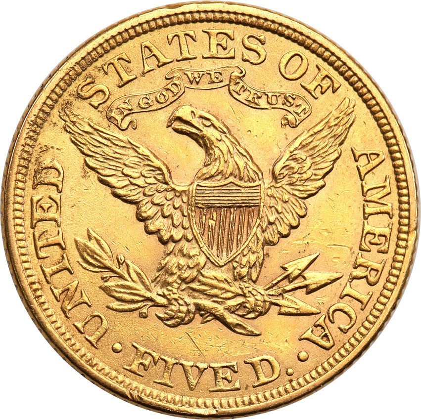 USA 5 dolarów 1900 Philadelphia st.2