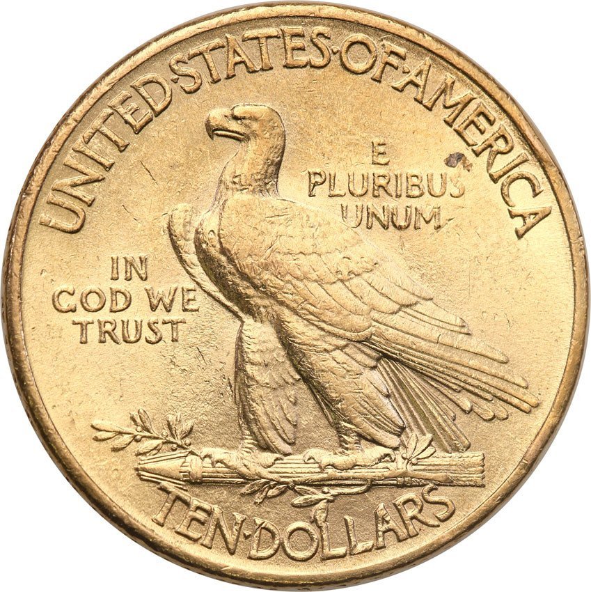 USA 10 dolarów 1915 Philadelphia Indianin st.1