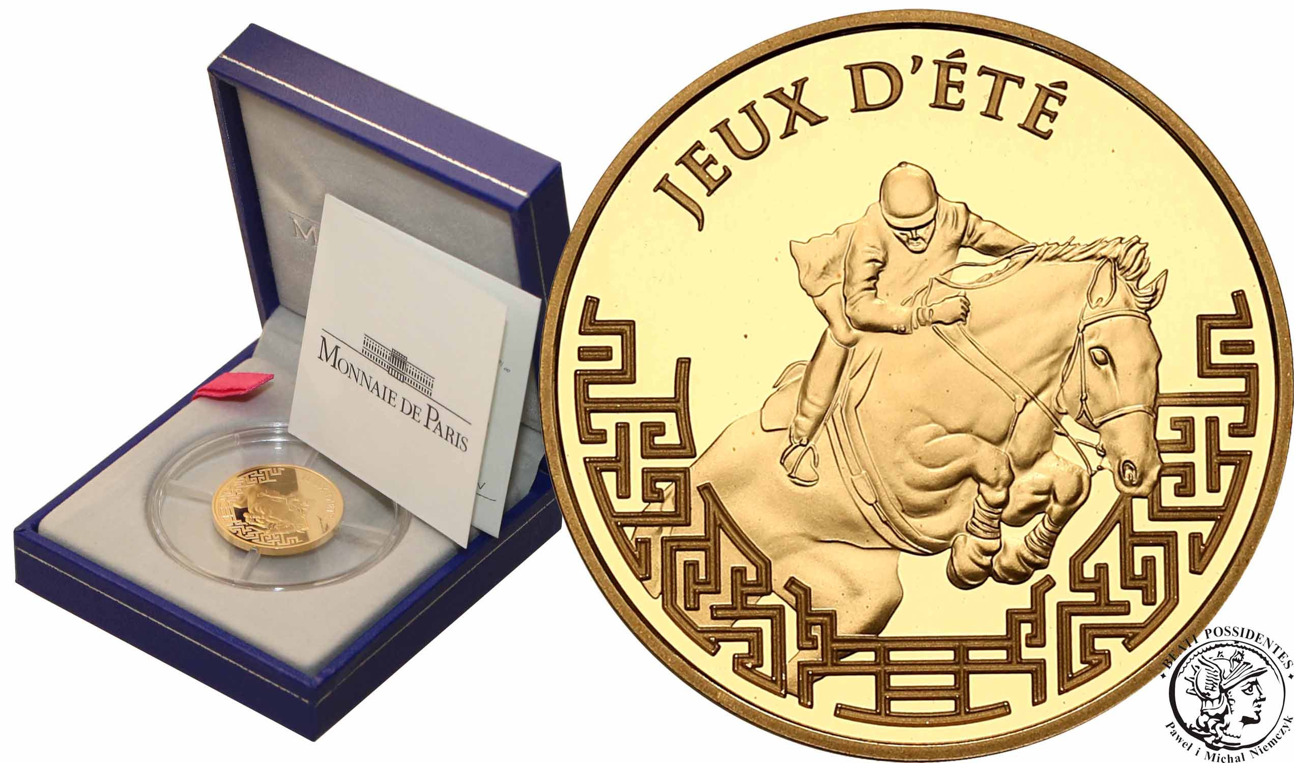 Francja 10 Euro 2007 Olimpiada Pekin - jeździectwo st. L