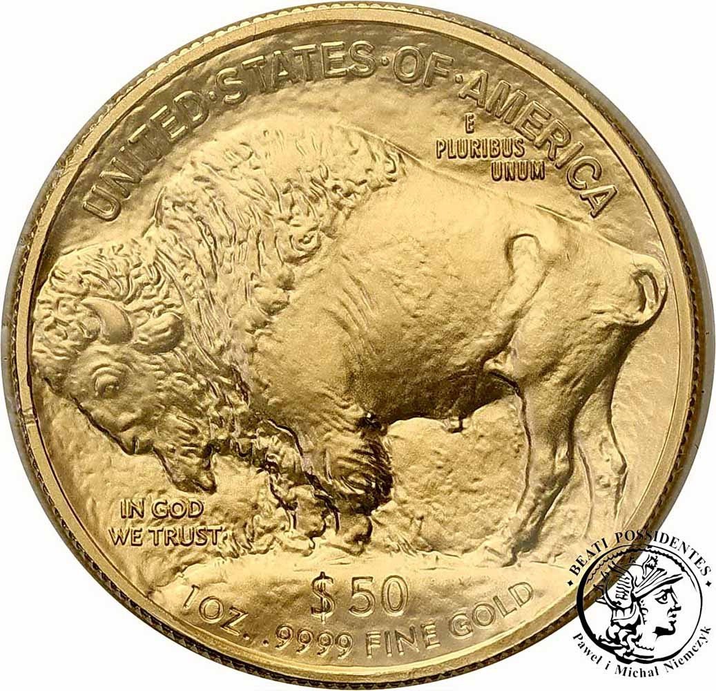 USA 50 dolarów Bizon 2013 1 Oz Au st. 1