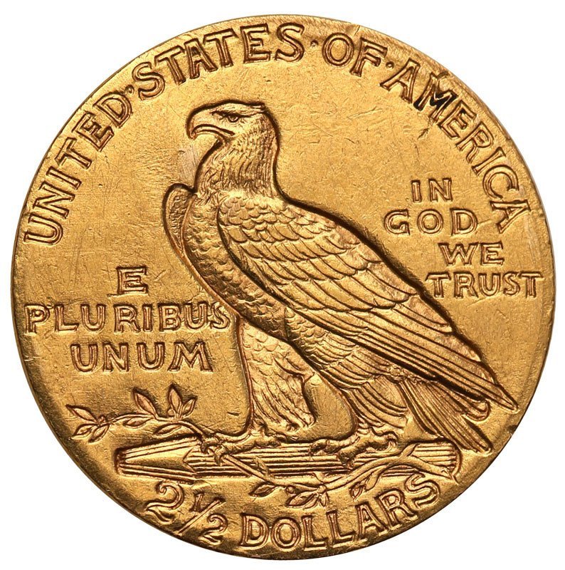 USA 2 1/2 dolara 1910 Philadelphia st.2