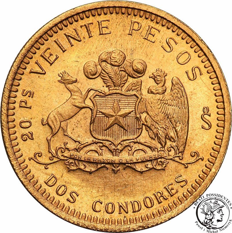 Chile 20 Pesos 1976 st.1