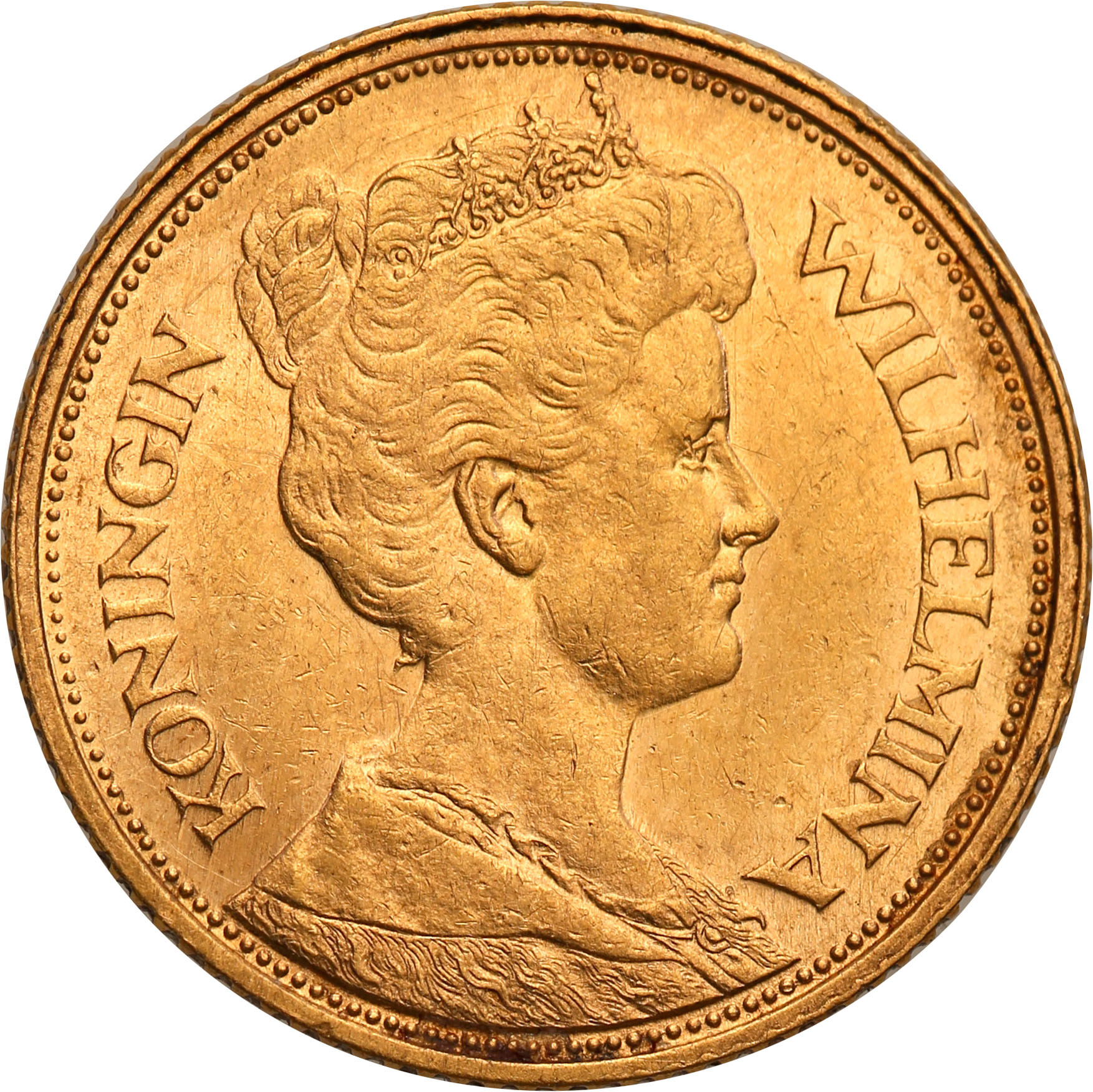 Holandia 5 Guldenów 1912 Wilhelmina st.1-