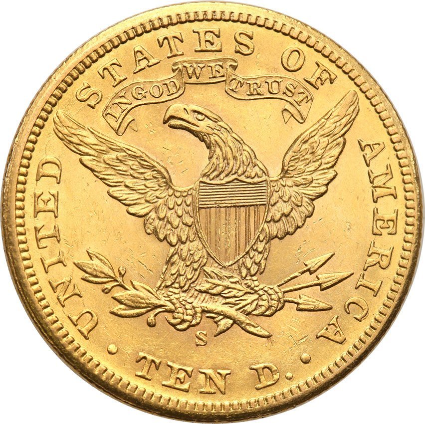 USA 10 dolarów 1901 S San Francisco st.1-