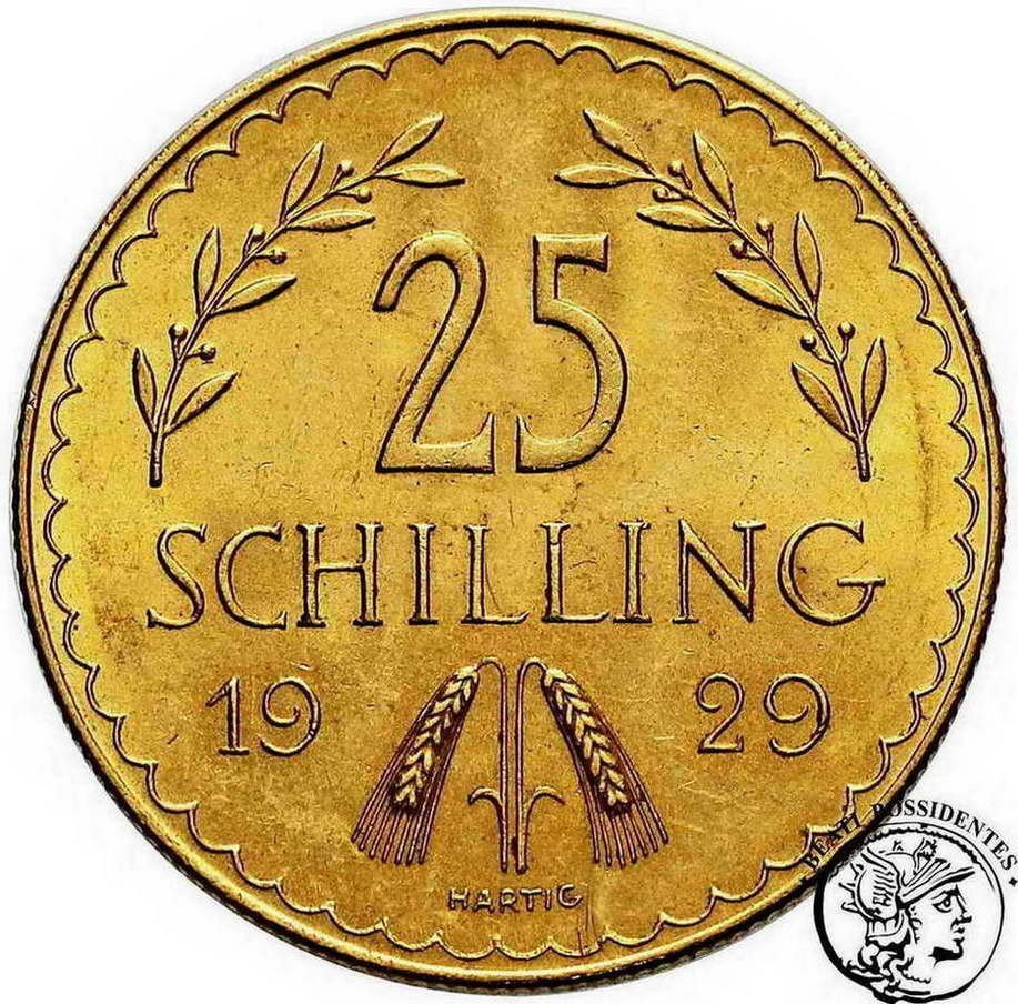 Austria Republika 25 Szylingów 1929 st.2+