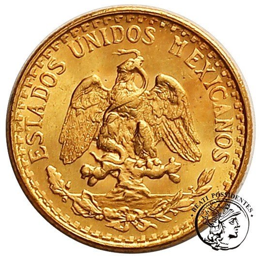 Meksyk 2 Pesos 1945 /nowe bicie/ st. 1