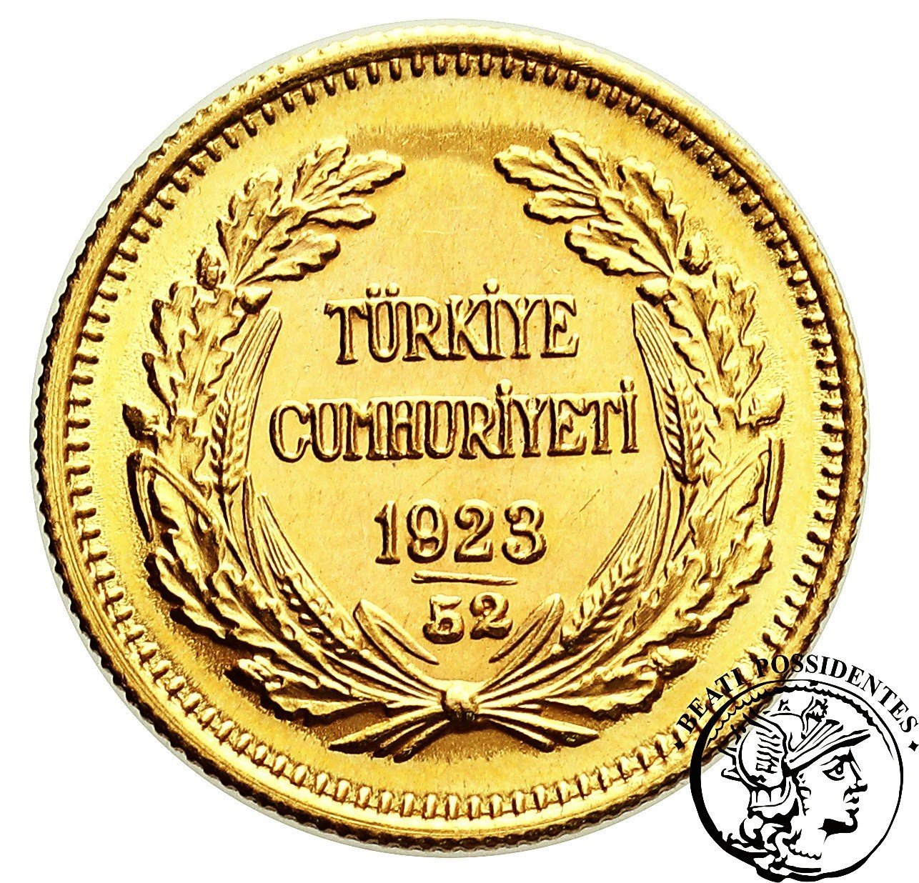 Turcja 100 Piastrów 1923(52)-1975 st.1/1-