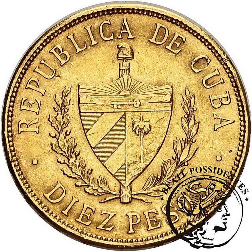 Kuba 10 Pesos 1915 Filadelfia st.2