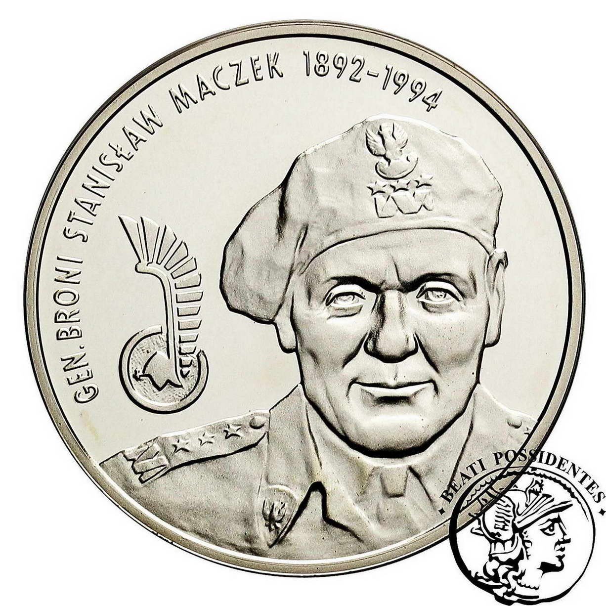 Polska 10 złotych 2003 Generał Stanisław Maczek