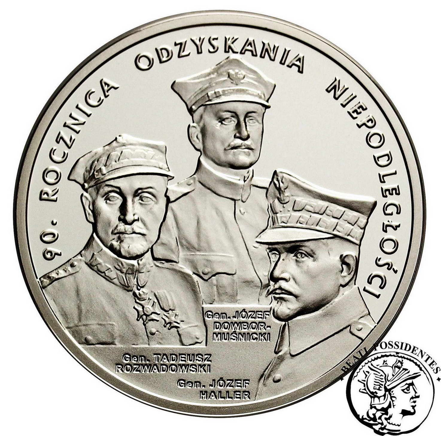 Polska 20 złotych Rocznica Odzyskania Niepodległości 2008 st. L