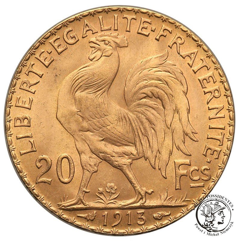 Francja 20 franków 1913 st.1