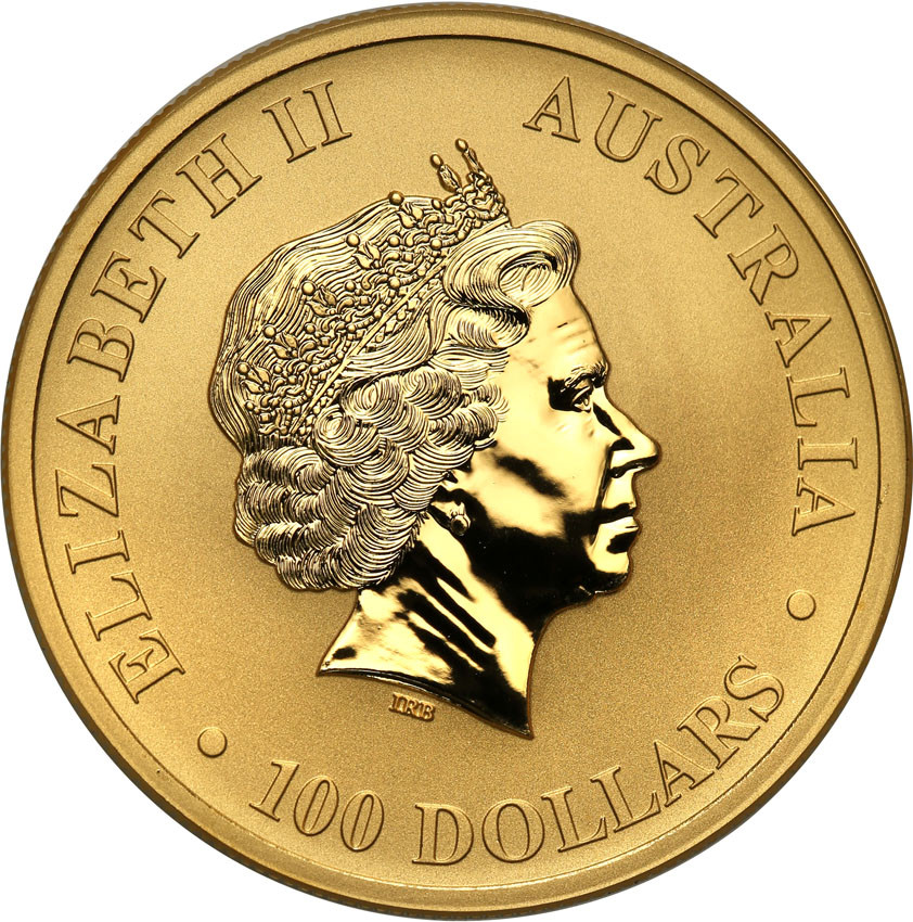 Australia 100 dolarów 2019 kangur (uncja złota) st.L