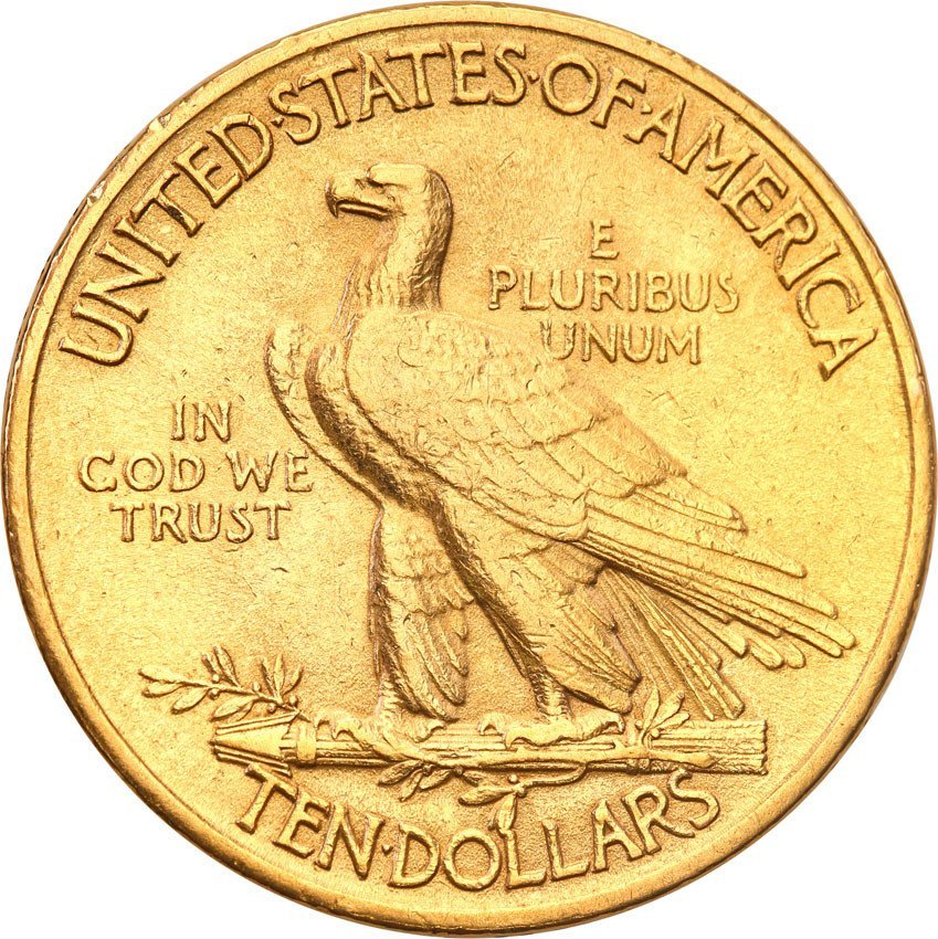 USA 10 dolarów 1910 Philadelphia Indianin st.2
