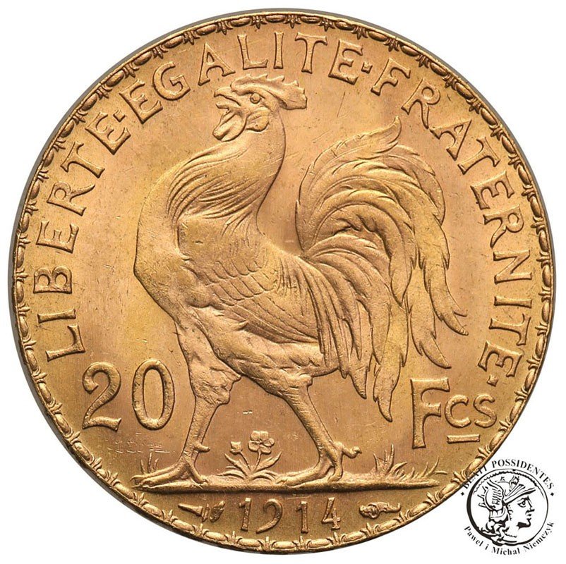 Francja 20 franków 1914 st.1