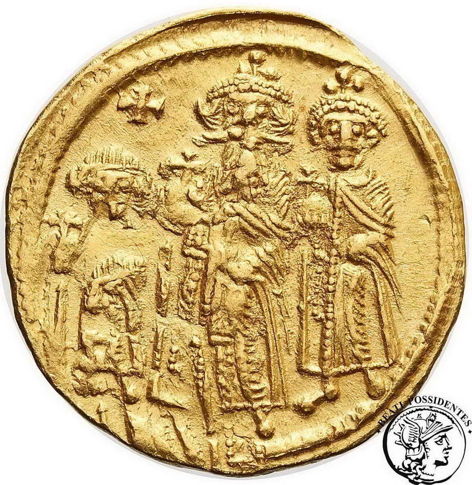 Bizancjum Heraclius 625-629 AV-solidus  st.3+