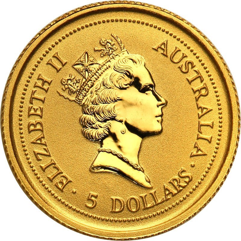 Australia 5 dolarów 1996 kangur st.L