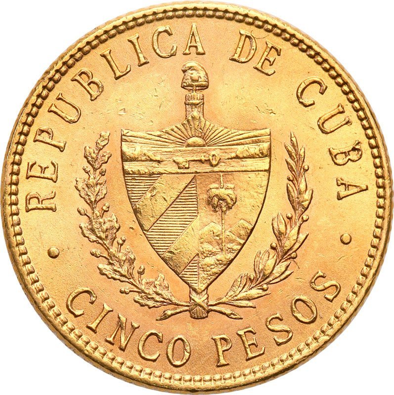 Kuba 5 Pesos 1916 st.1