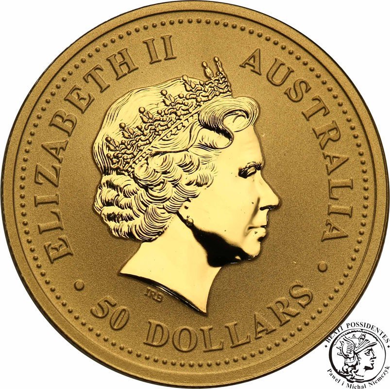 Australia 50 dolarów 2006 kangur (1/2 uncji złota) st.L