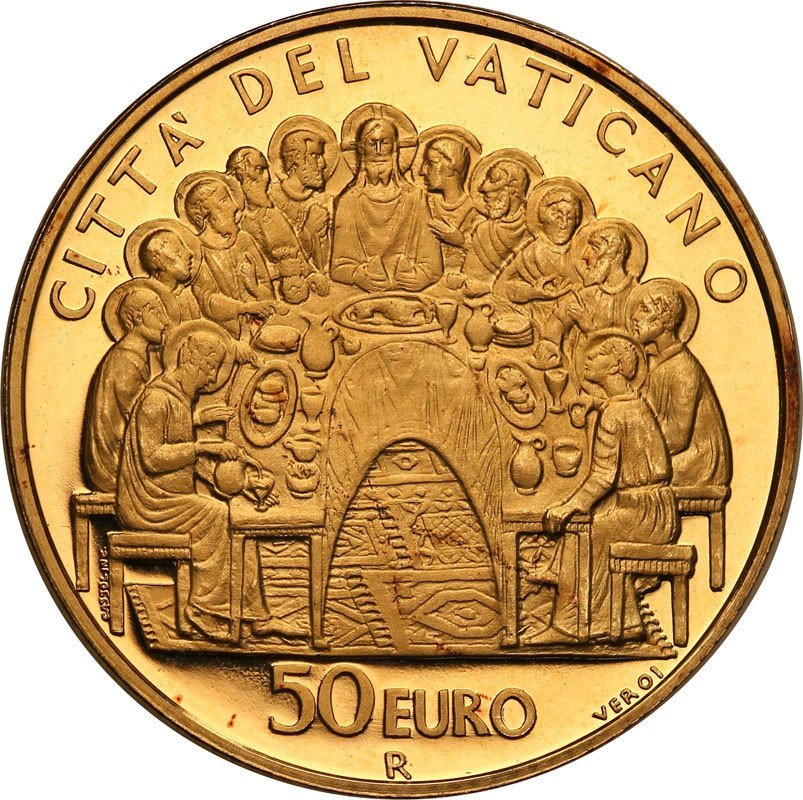 Watykan 50 Euro 2007 Benedykt XVI st.L