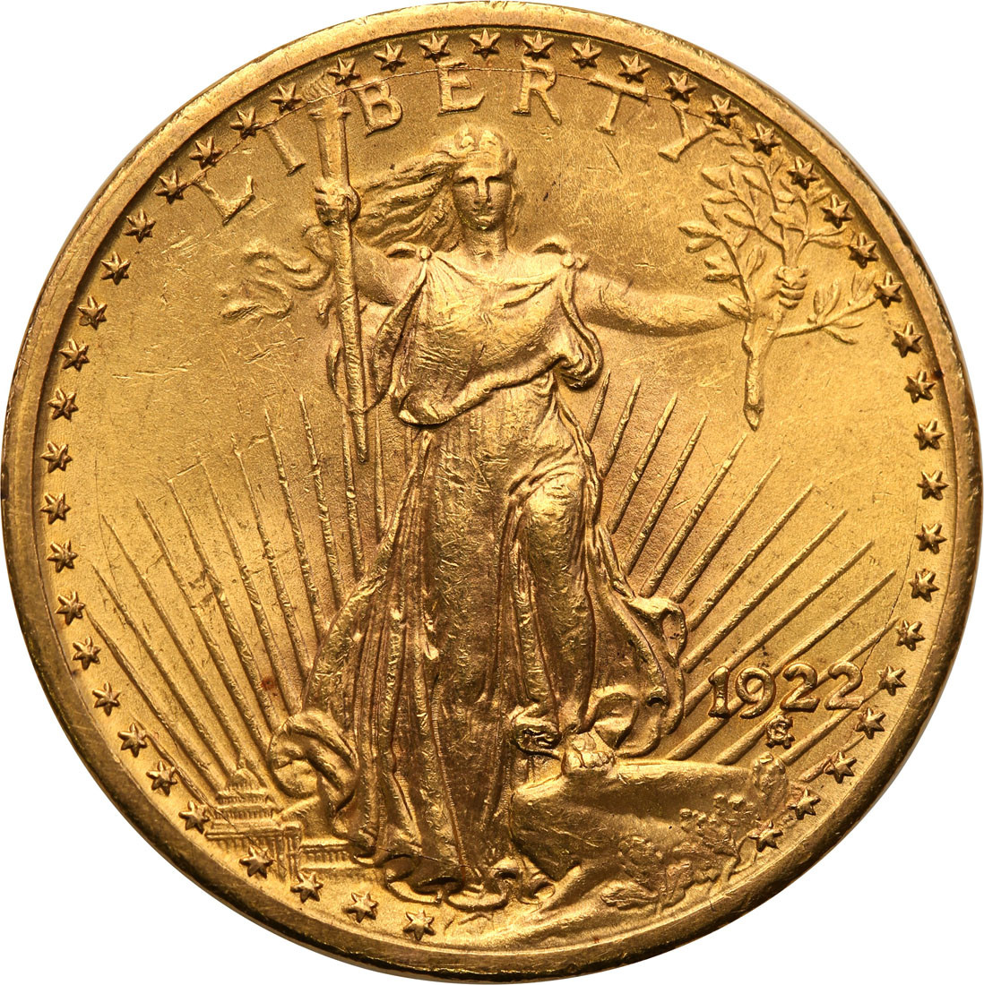 USA 20 dolarów 1922 Saint Gaudens st.1