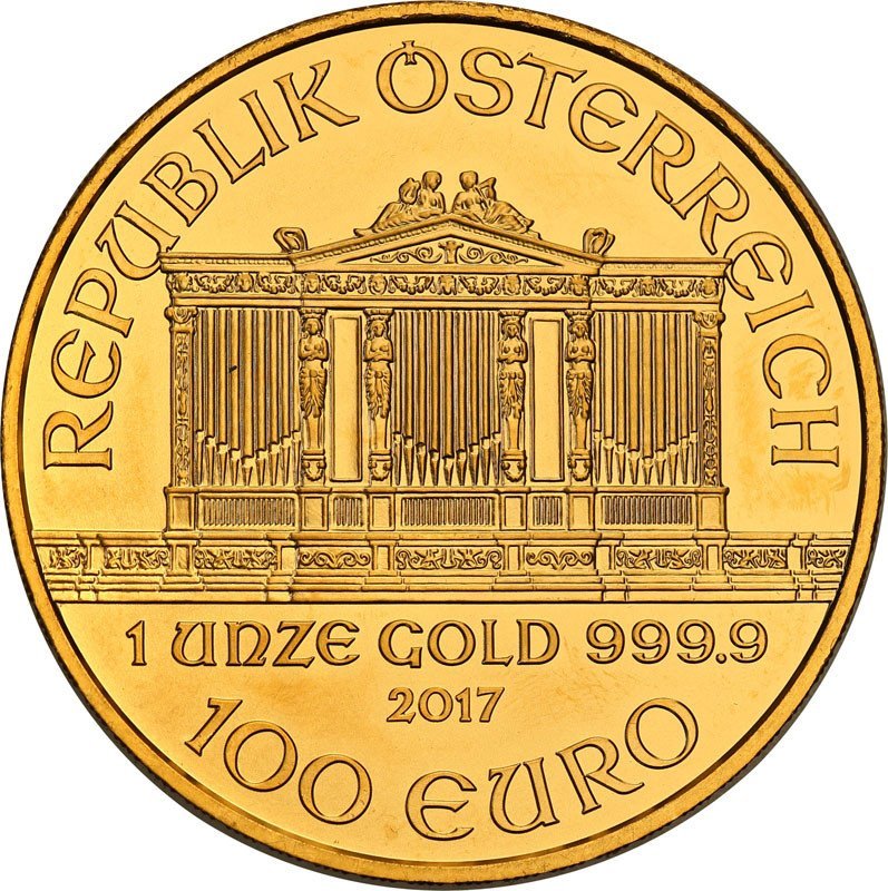 Austria 100 Euro Filharmonicy (uncja złota) st.1