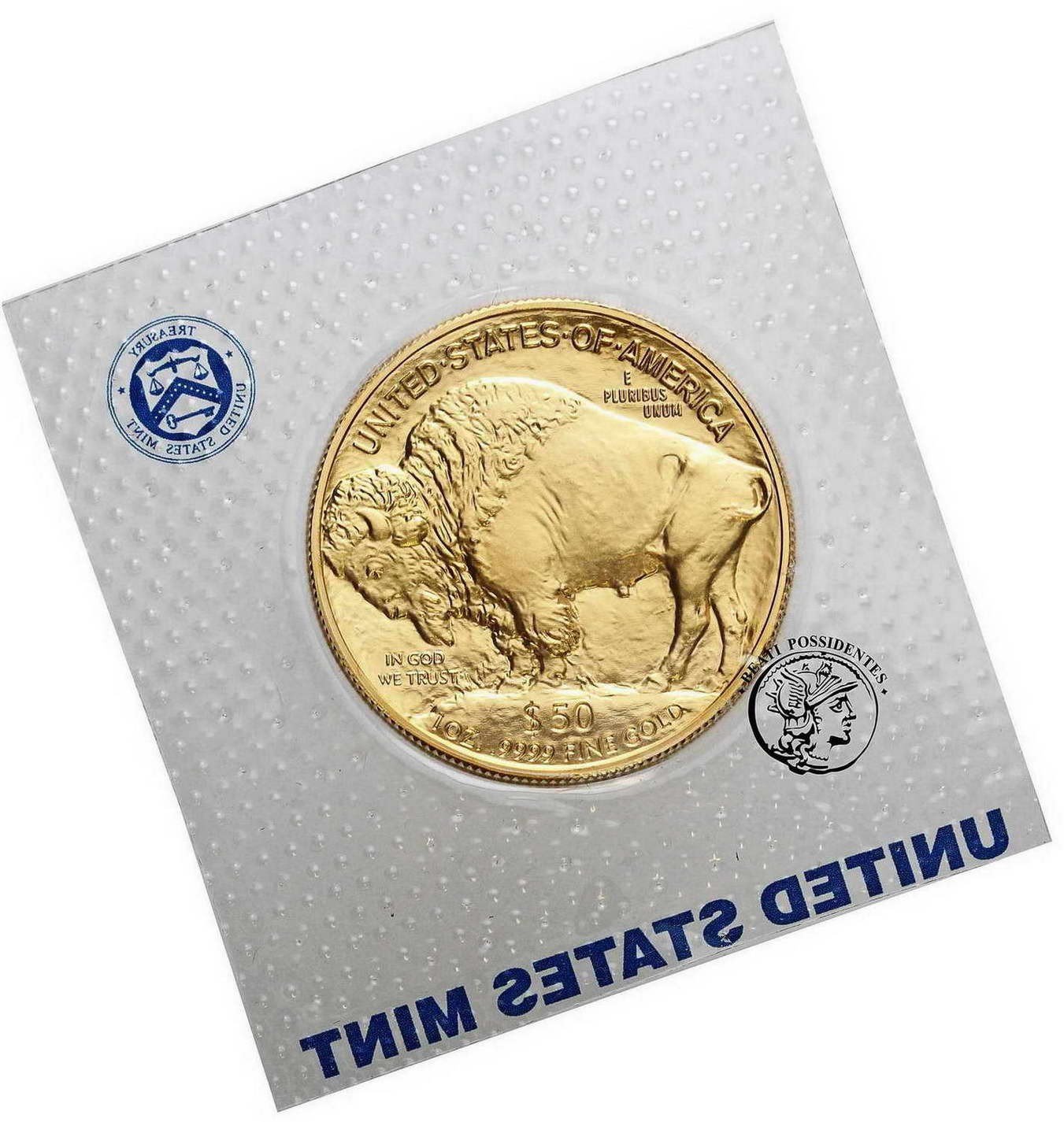 USA 50 dolarów 2008 Buffalo bizon (uncja złota) st.1