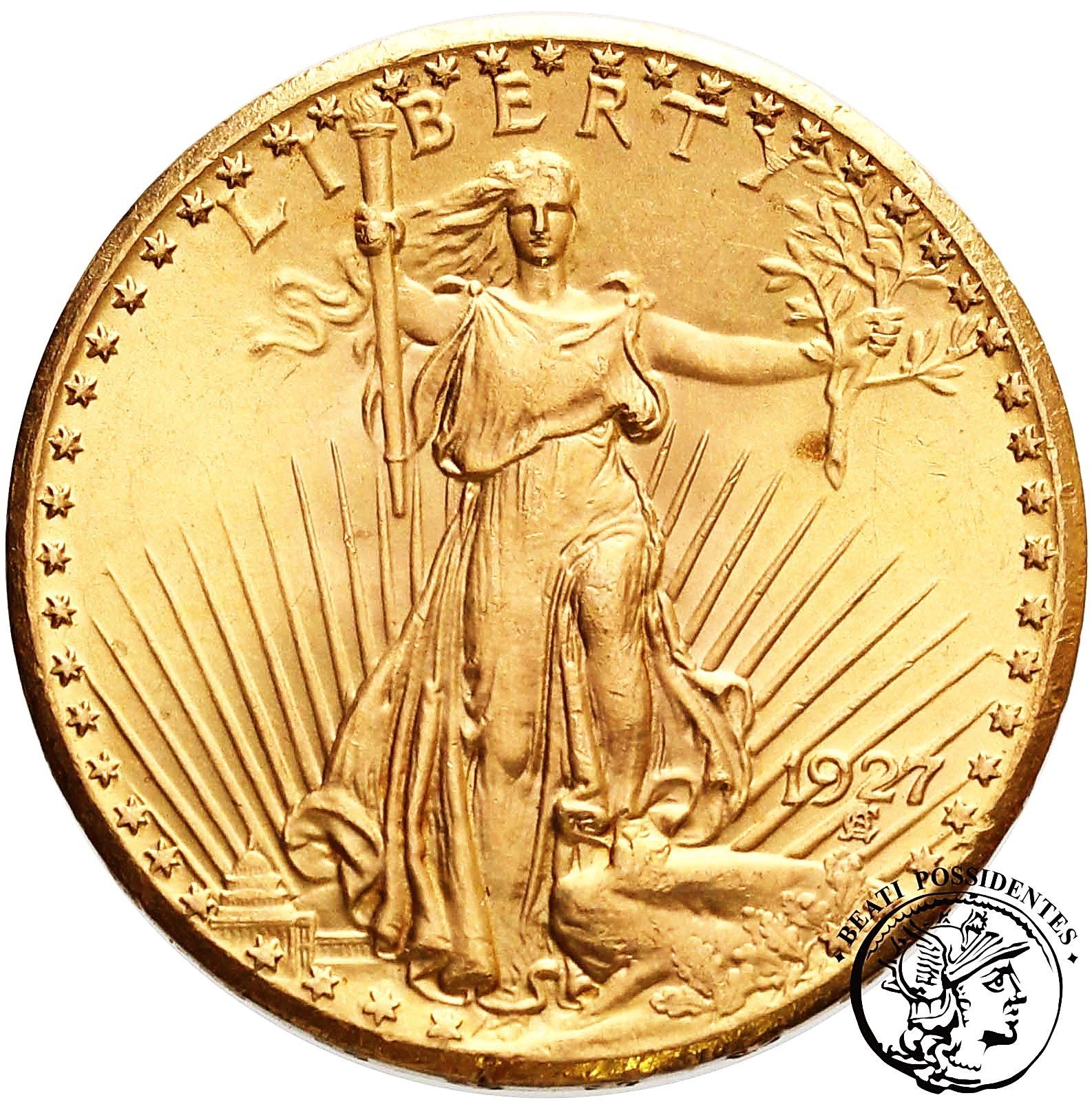 USA 20 dolarów 1927 Filadelfia st.1-