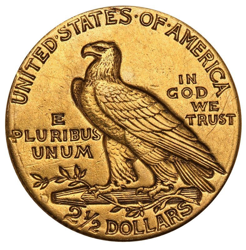 USA 2 1/2 dolara 1914 D Denver st.3